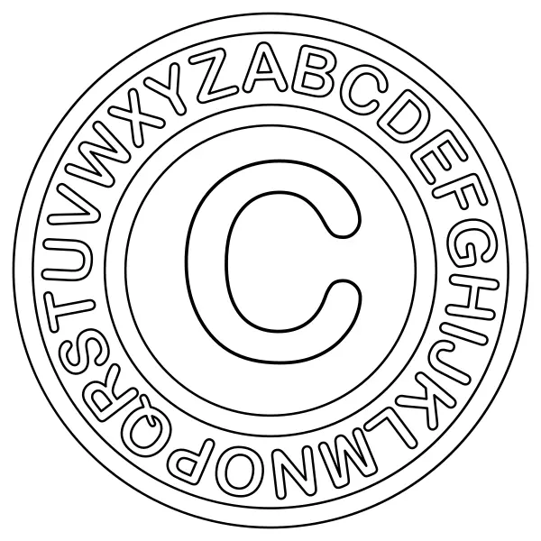 Litera C | Kolorowanki online dla dzieci