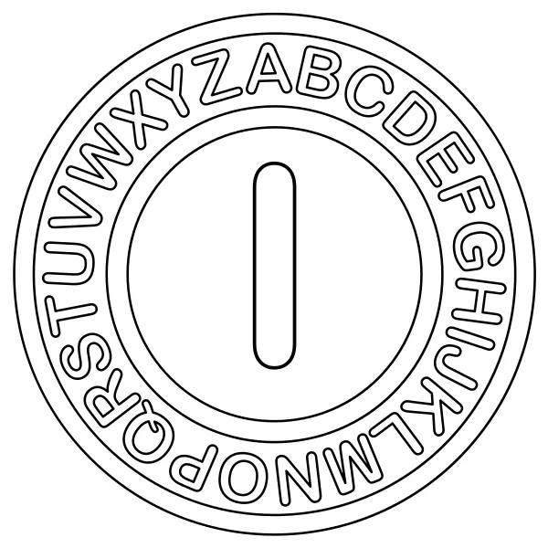 Litera I | Kolorowanki online dla dzieci