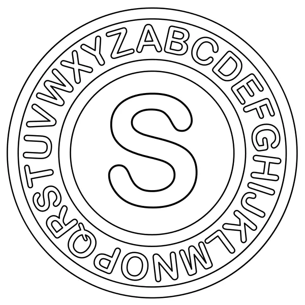 Litera S | Kolorowanki online dla dzieci