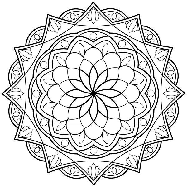 Mandala 14 | Kolorowanki online dla dzieci