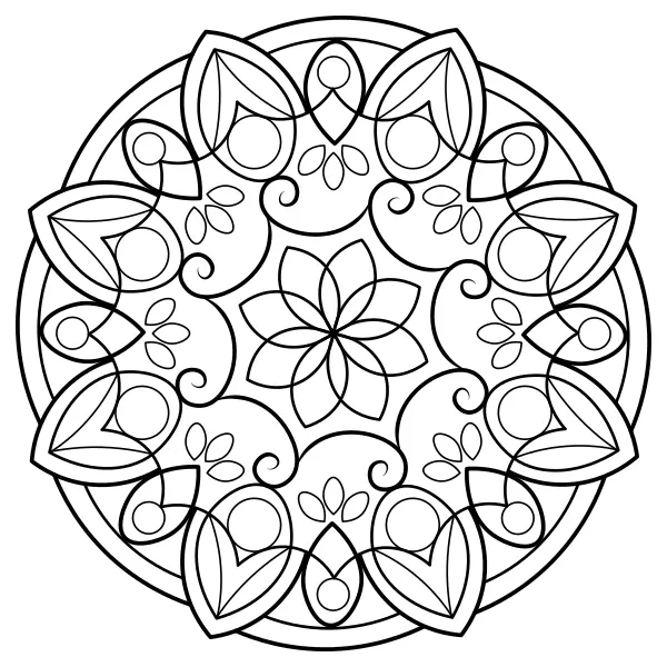 Mandala 7 | Kolorowanki online dla dzieci