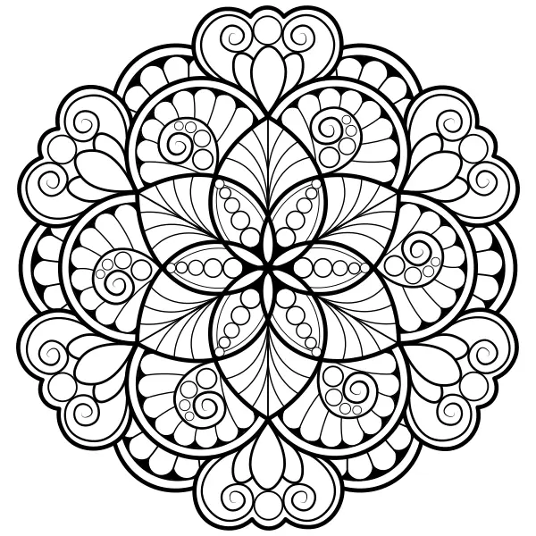 Mandala 8 | Kolorowanki online dla dzieci