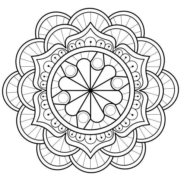 Mandala 9 | Kolorowanki online dla dzieci