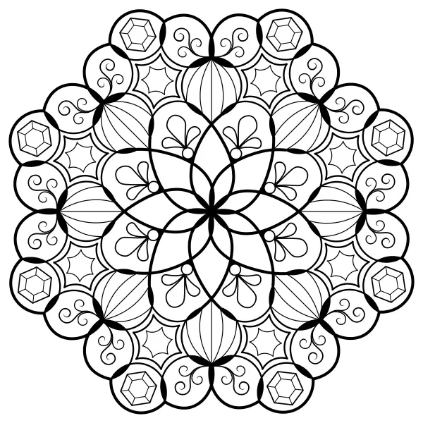 Mandala 10 | Kolorowanki online dla dzieci