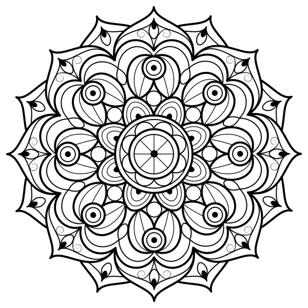Mandala 15 | Kolorowanki online dla dzieci