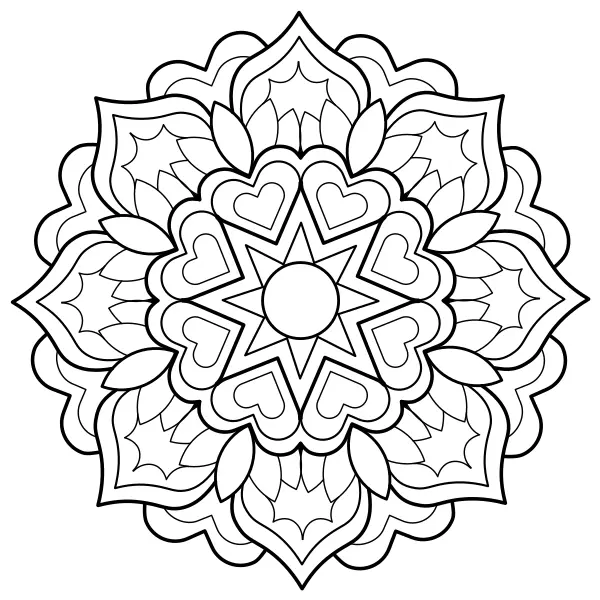 Mandala 19 | Kolorowanki online dla dzieci