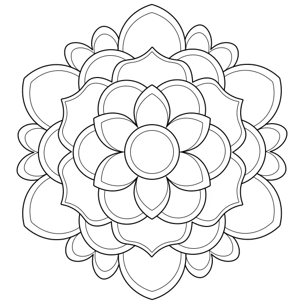 Mandala 62 | Kolorowanki online dla dzieci