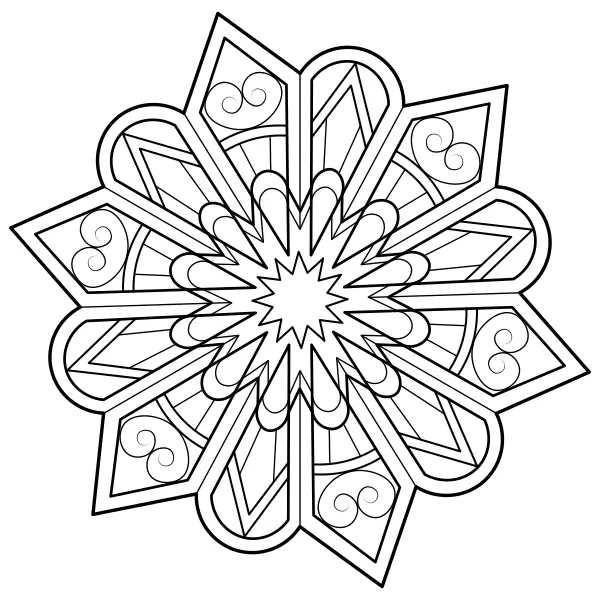 Mandala 21 | Kolorowanki online dla dzieci