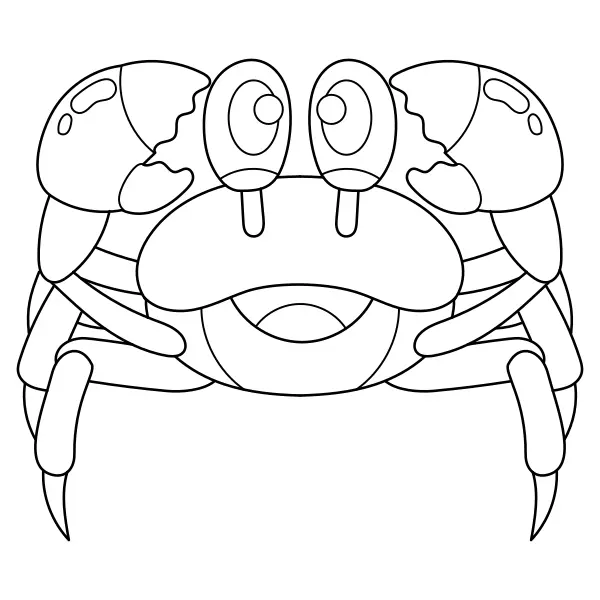 Krab | Kolorowanki online dla dzieci