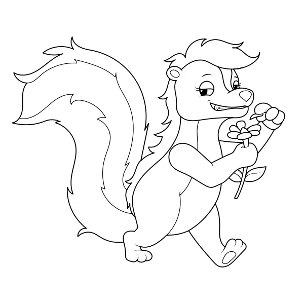 Skunk | Kolorowanki online dla dzieci