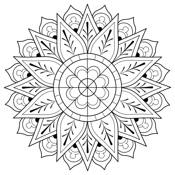 Mandala 25 | Kolorowanki online dla dzieci