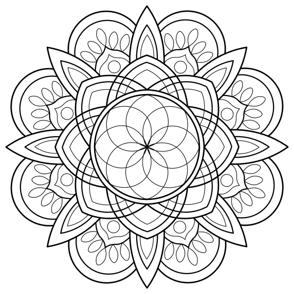 Mandala 33 | Kolorowanki online dla dzieci