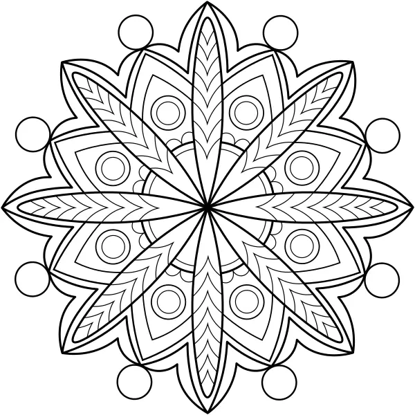 Mandala 34 | Kolorowanki online dla dzieci