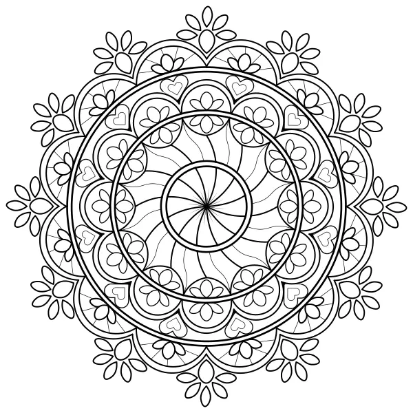 Mandala 35 | Kolorowanki online dla dzieci