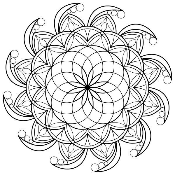 Mandala 36 | Kolorowanki online dla dzieci