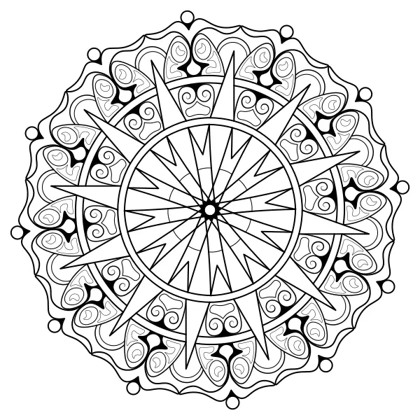 Mandala 37 | Kolorowanki online dla dzieci