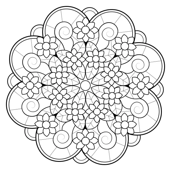 Mandala 45 | Kolorowanki online dla dzieci