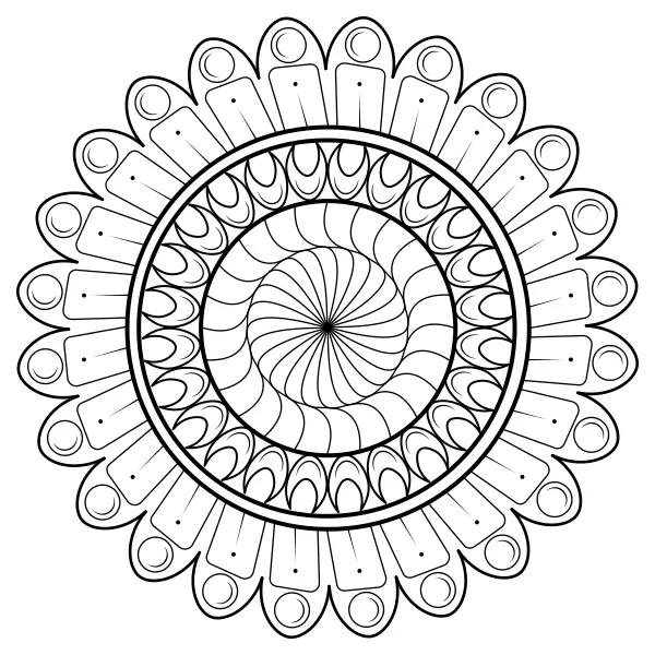 Mandala 47 | Kolorowanki online dla dzieci