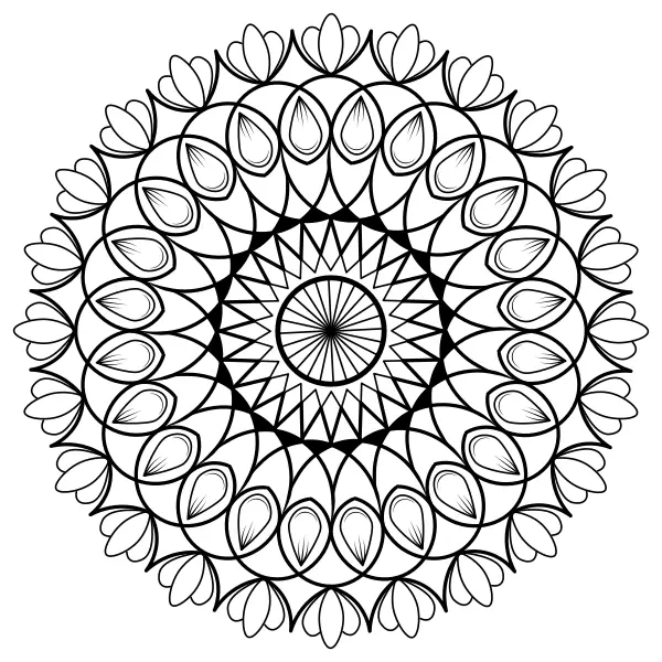 Mandala 48 | Kolorowanki online dla dzieci