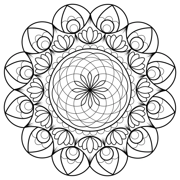 Mandala 49 | Kolorowanki online dla dzieci