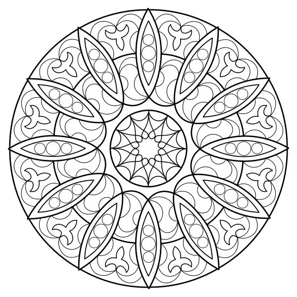 Mandala 50 | Kolorowanki online dla dzieci