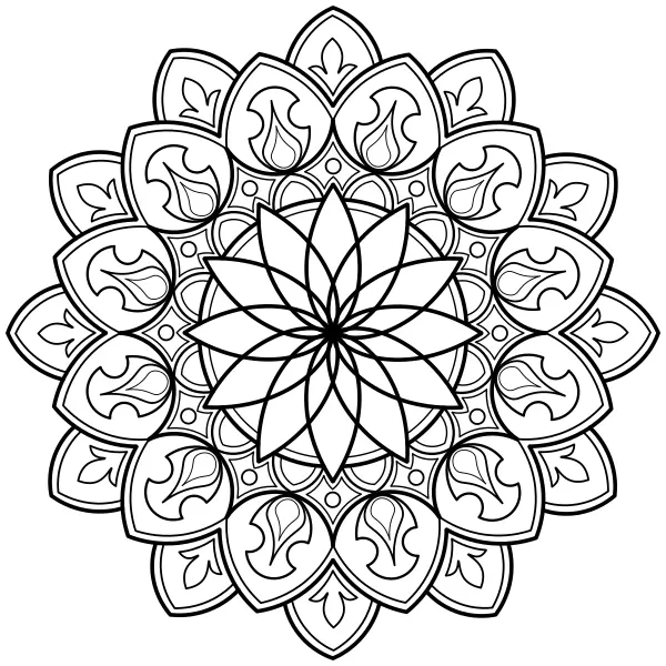 Mandala 52 | Kolorowanki online dla dzieci