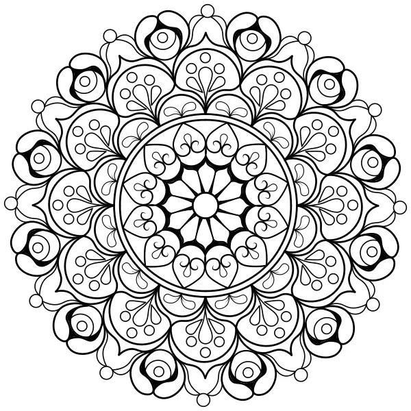 Mandala 53 | Kolorowanki online dla dzieci