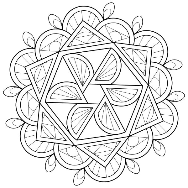 Mandala 58 | Kolorowanki online dla dzieci