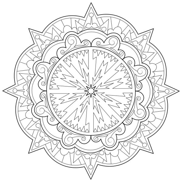 Mandala 60 | Kolorowanki online dla dzieci