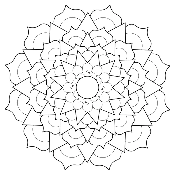 Mandala 61 | Kolorowanki online dla dzieci