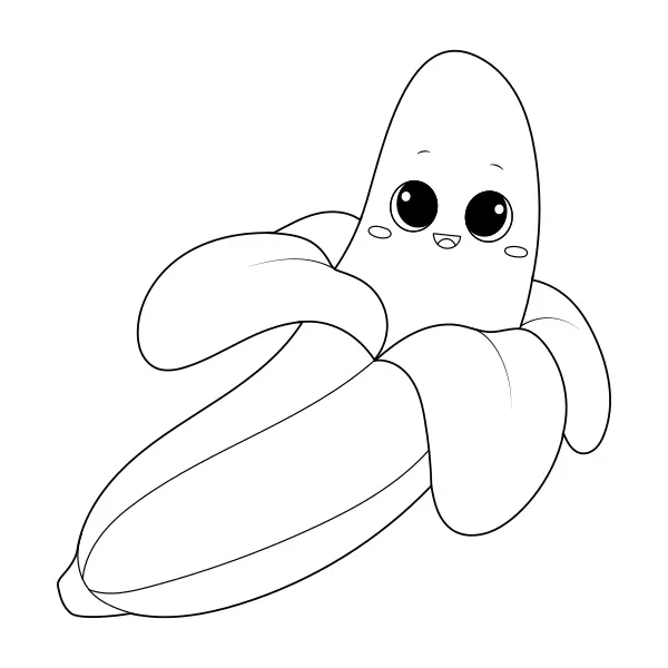 Banan | Kolorowanki online dla dzieci